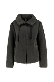 Teddyjacke mit aufliegendem Kragen