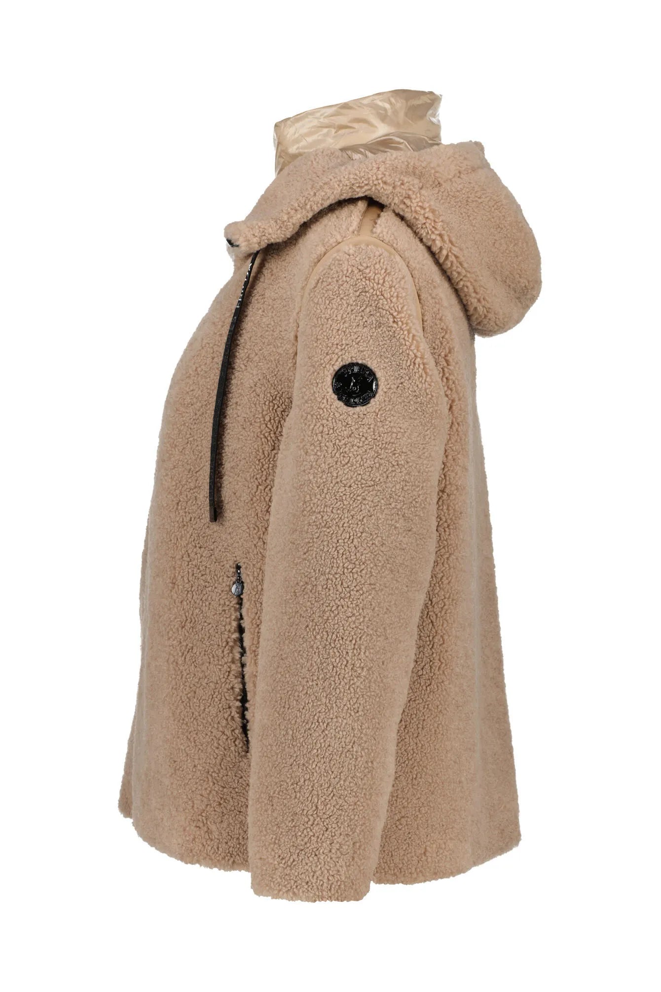 Teddyjacke mit Steppeinsatz