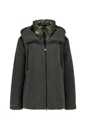 Teddyjacke mit Steppeinsatz