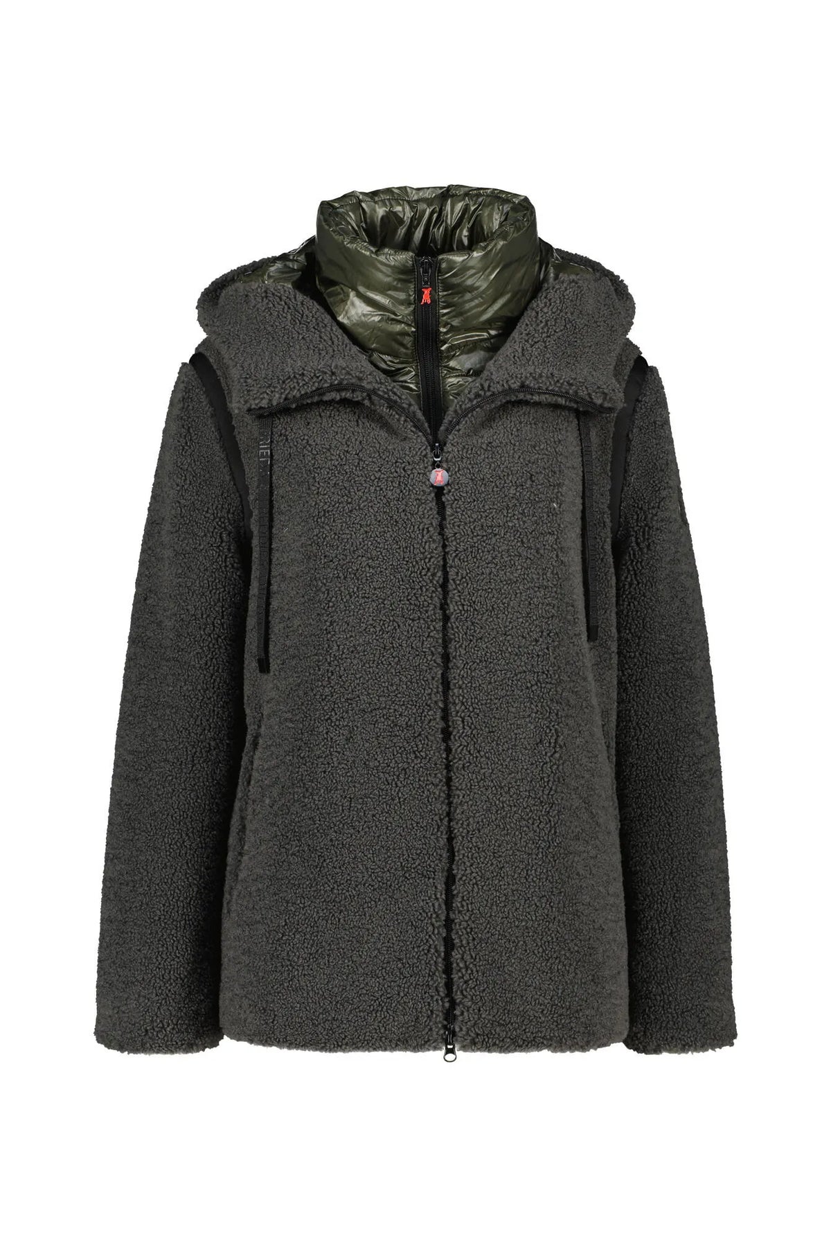 Teddyjacke mit Steppeinsatz