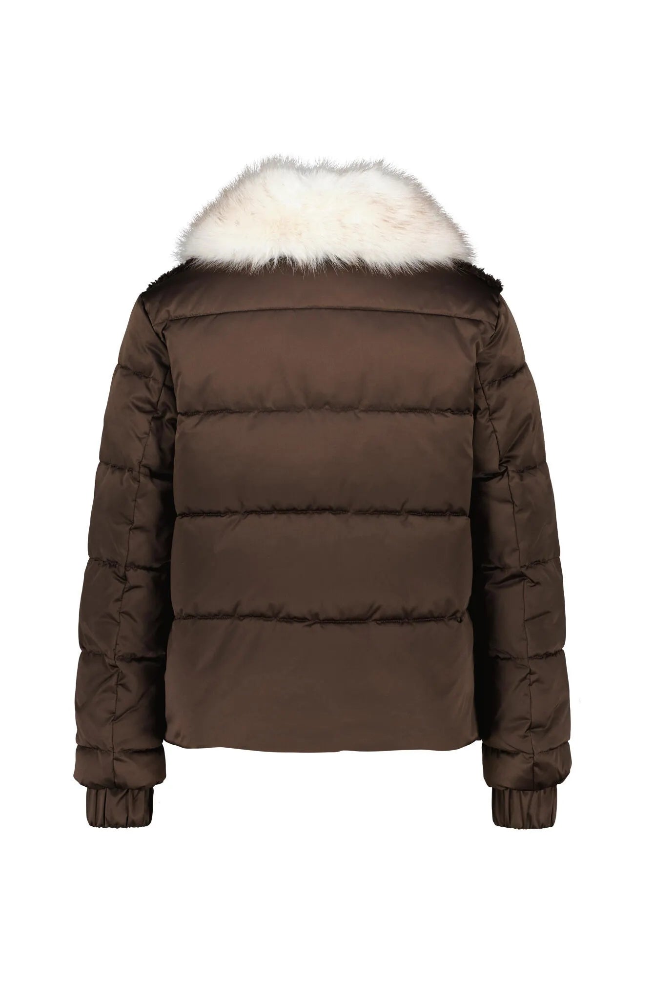 Steppjacke mit Kunstfellkragen