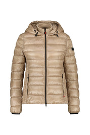Steppjacke mit abnehmbarer Kapuze