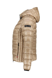 Steppjacke mit abnehmbarer Kapuze