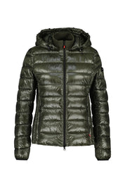 Steppjacke mit abnehmbarer Kapuze