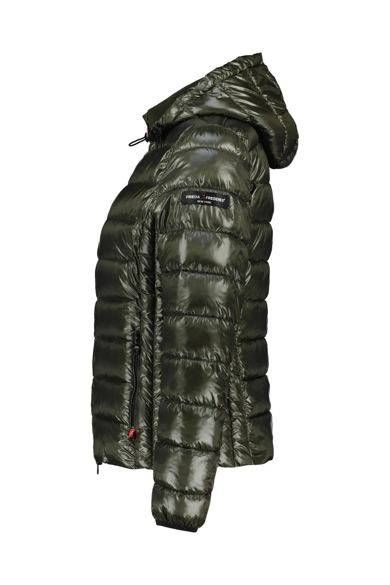 Steppjacke mit abnehmbarer Kapuze