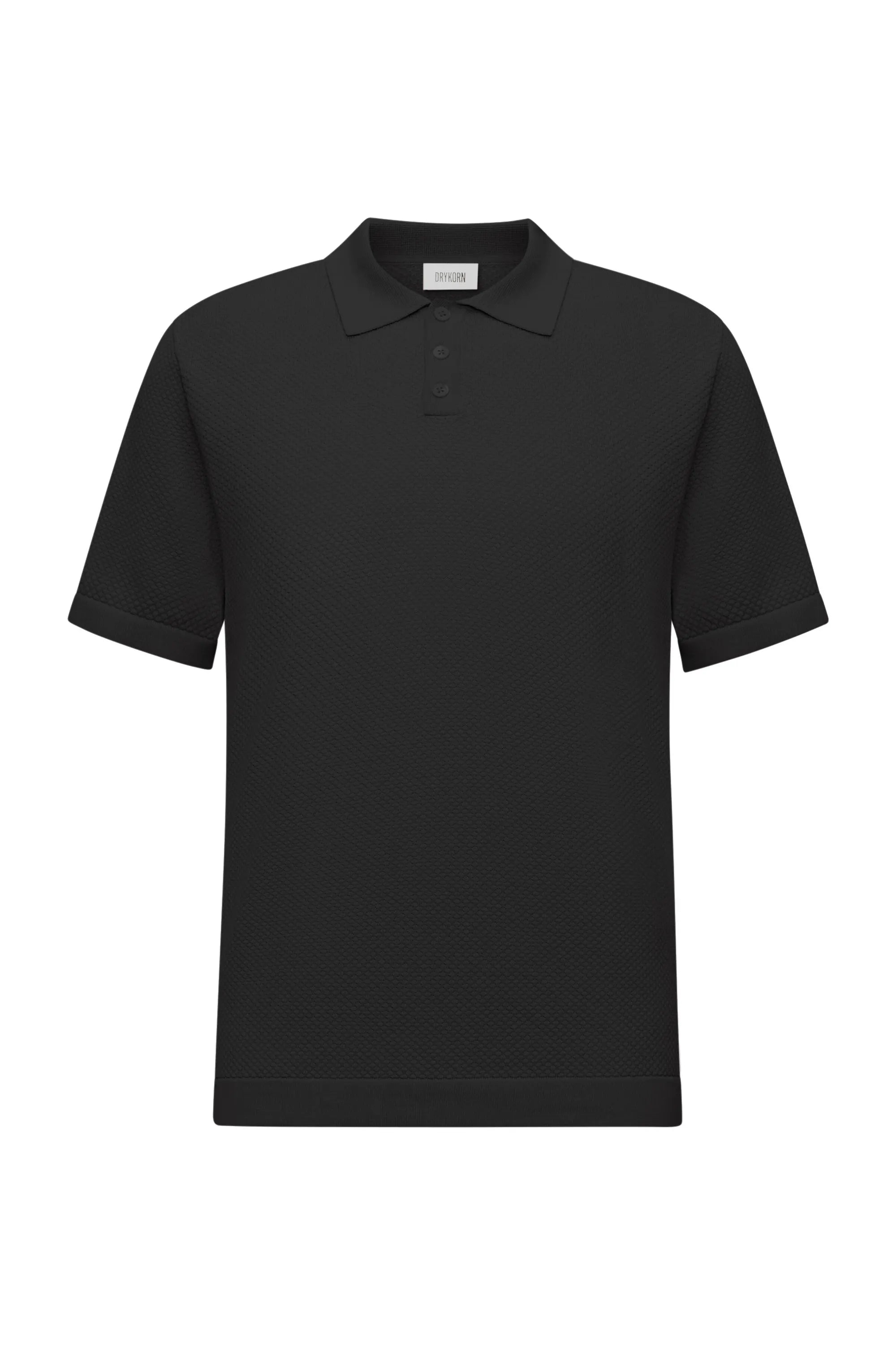 Poloshirt aus strukturiertem Strick