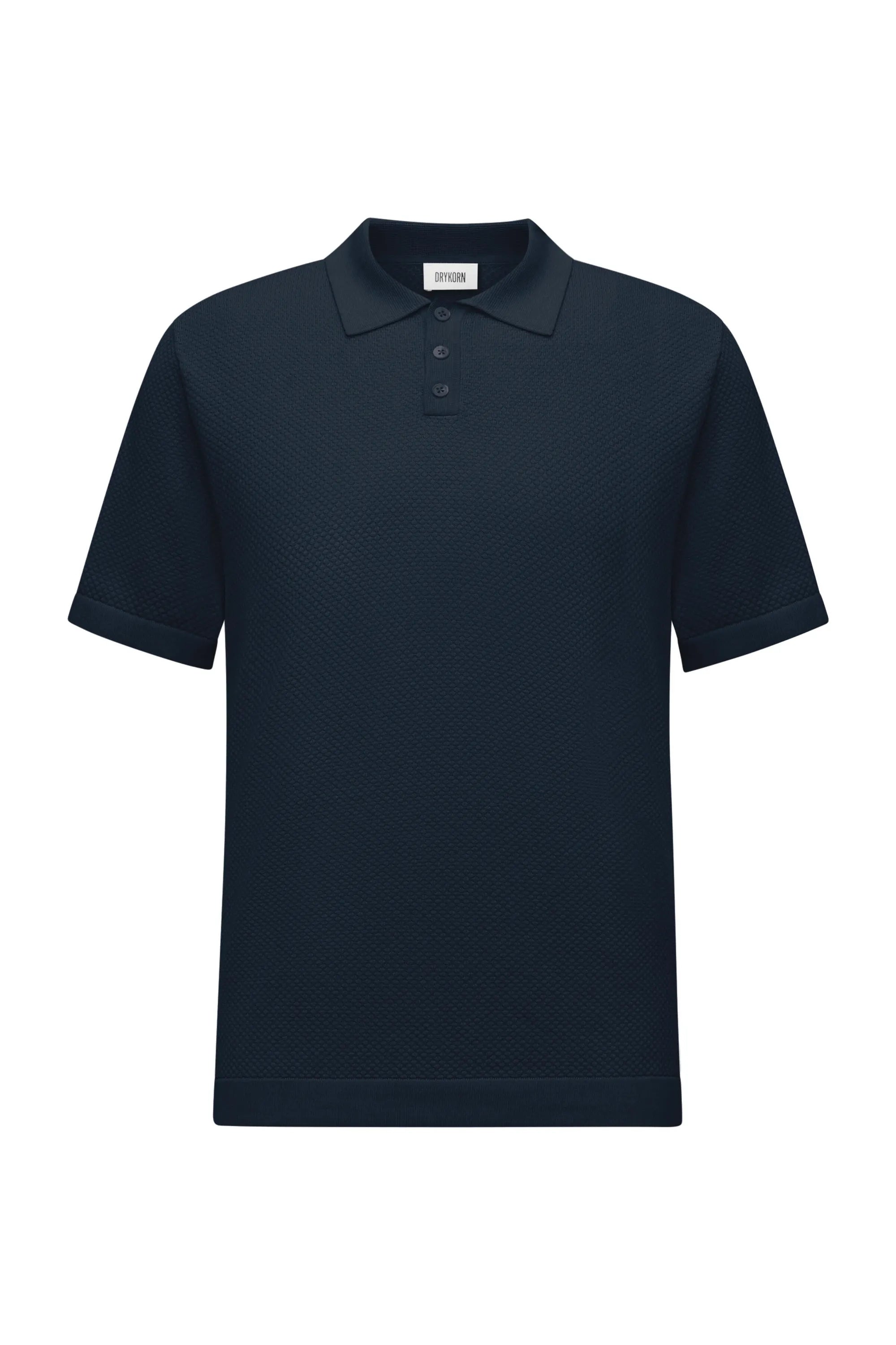 Poloshirt aus strukturiertem Strick