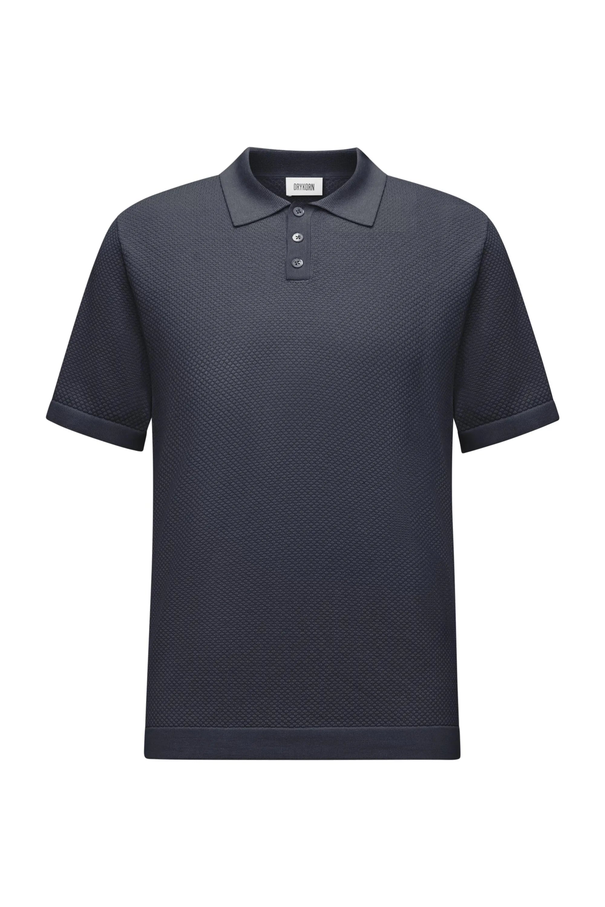 Poloshirt aus strukturiertem Strick