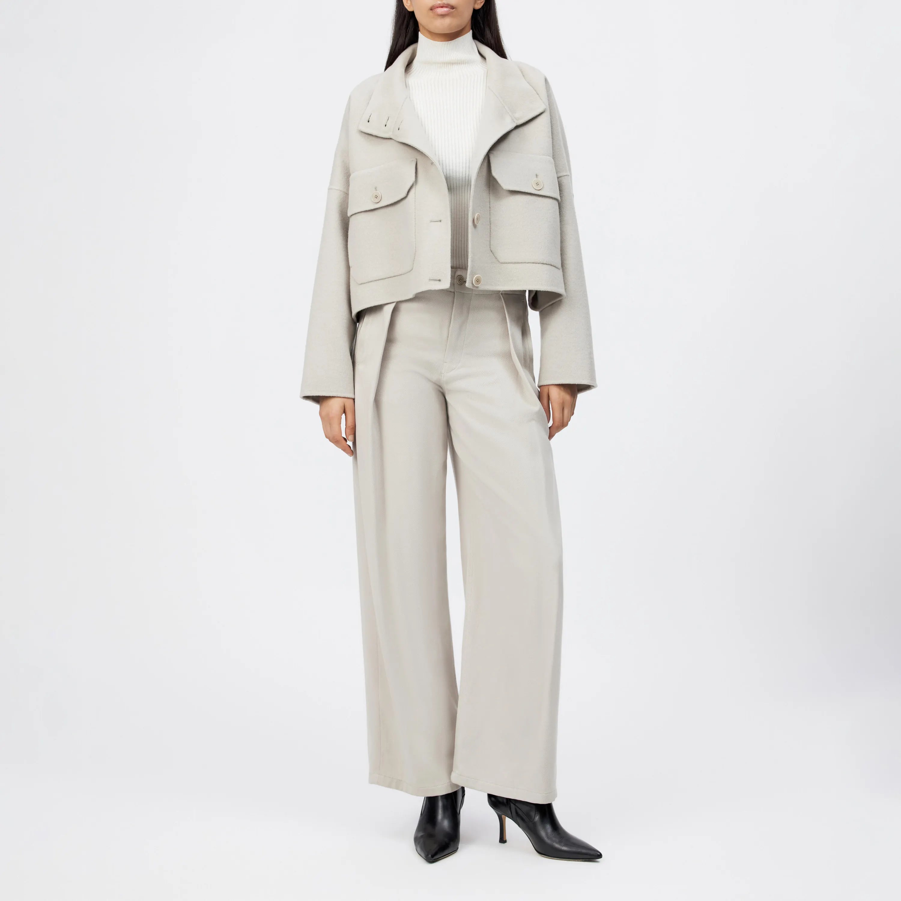 Wolljacke ARKLOW mit Stehkragen