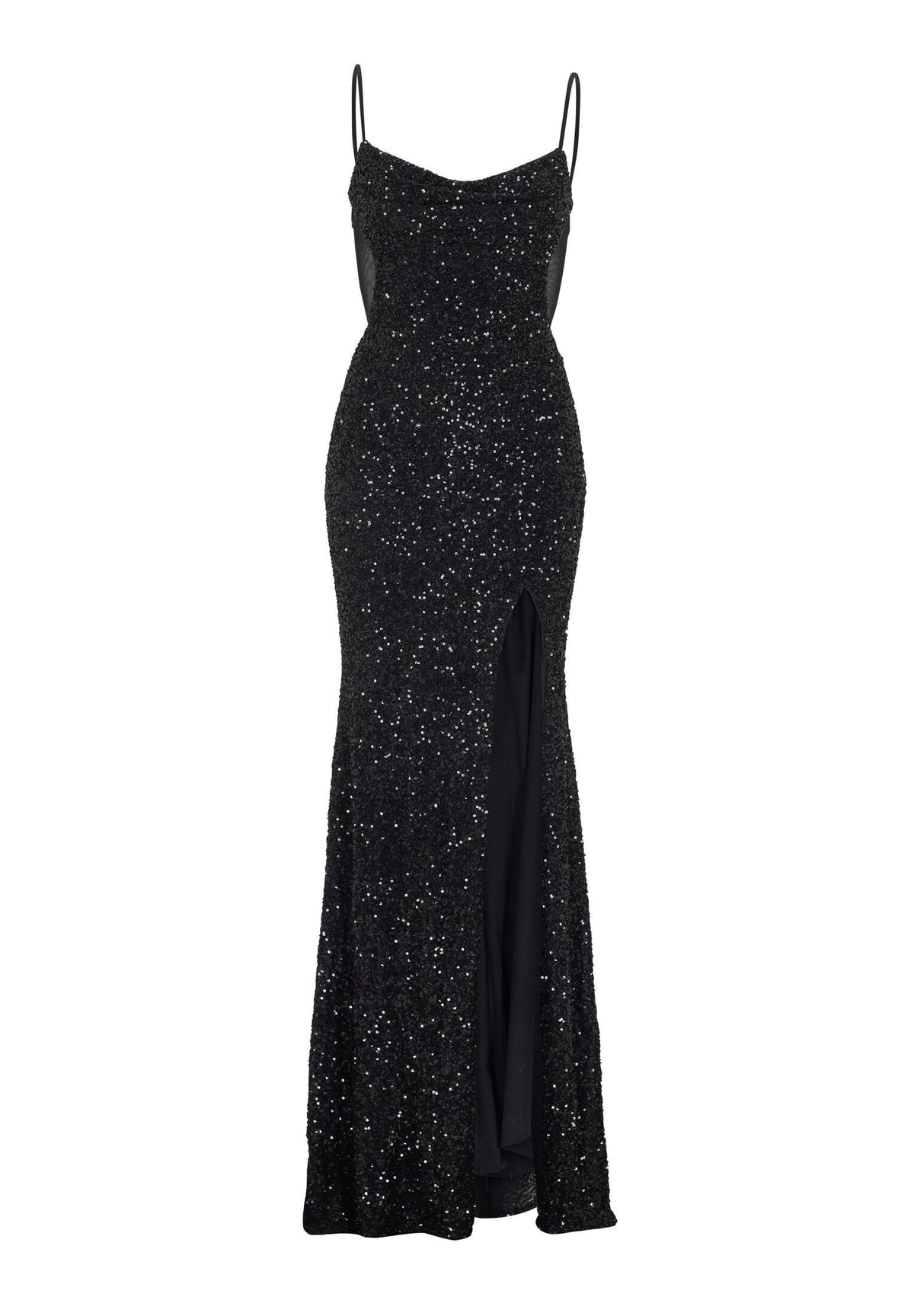 Abendkleid Maxi mit Pailletten