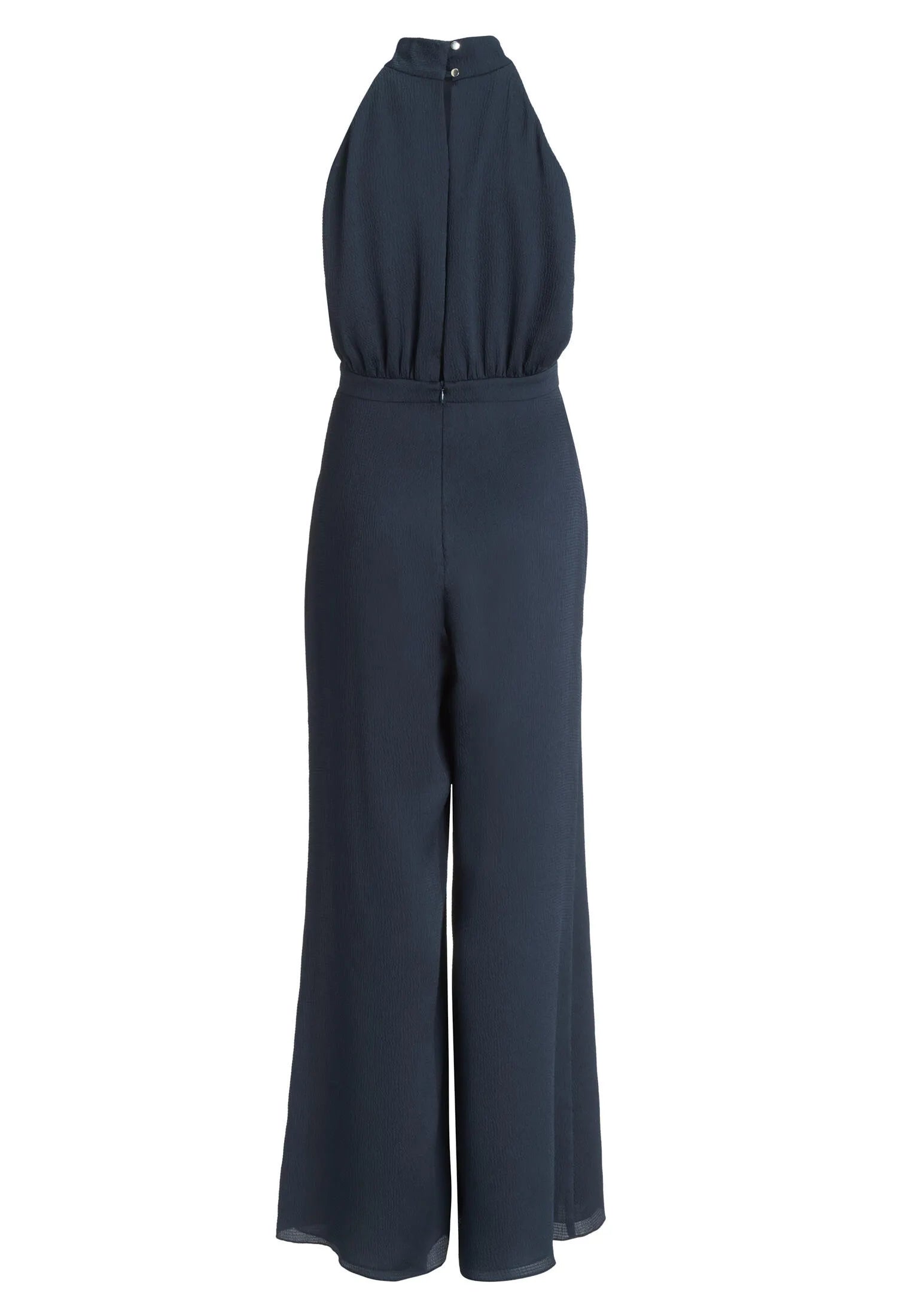 Satin-Jumpsuit mit Schluppe