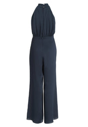 Satin-Jumpsuit mit Schluppe
