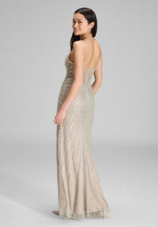 Abendkleid Maxi mit Pailletten