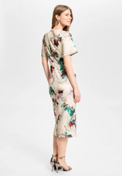 Etuikleid Midi floral