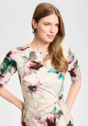Etuikleid Midi floral