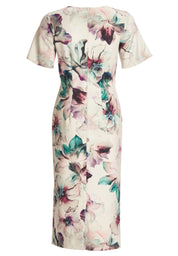 Etuikleid Midi floral