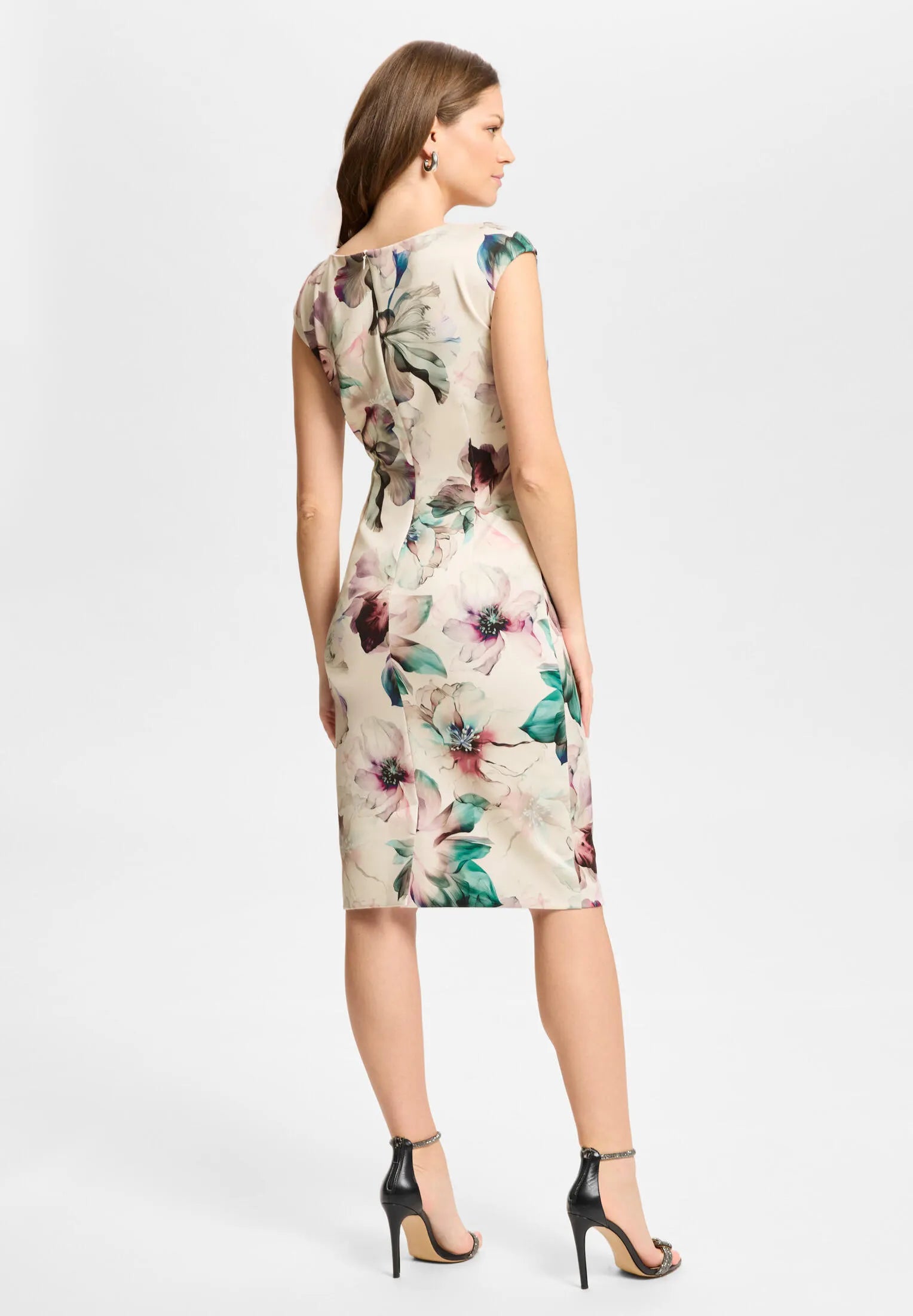 Etuikleid Midi floral