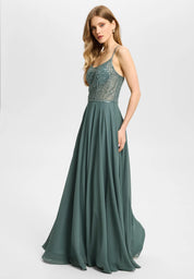 Abendkleid Maxi mit Pailletten