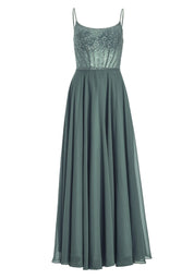 Abendkleid Maxi mit Pailletten