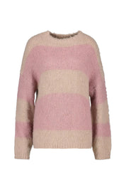 Strickpullover gestreift