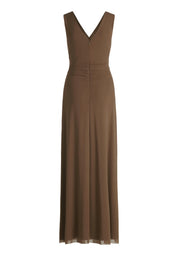 Abendkleid Maxi mit V-Ausschnitt