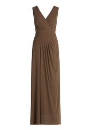 Abendkleid Maxi mit V-Ausschnitt