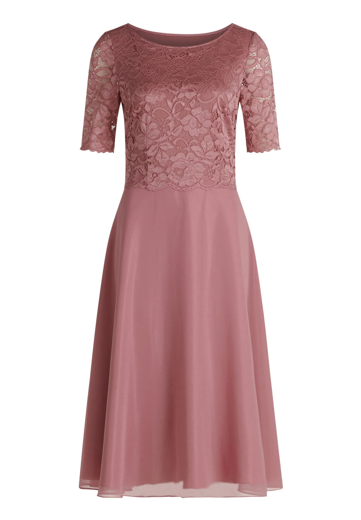 Cocktailkleid mit Spitzenstickerei