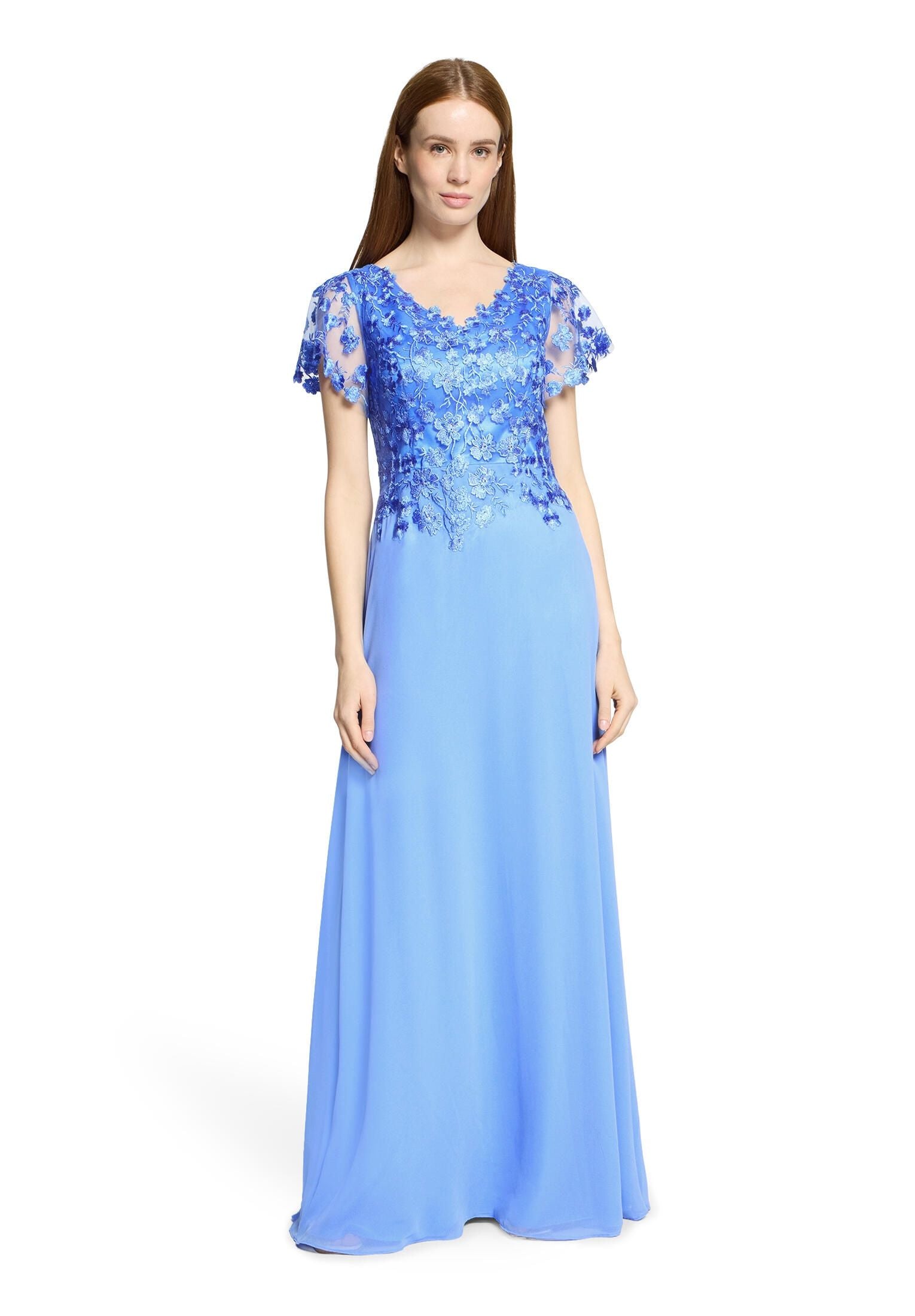 Abendkleid mit Spitzenstickerei