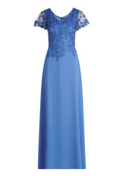 Abendkleid mit Spitzenstickerei