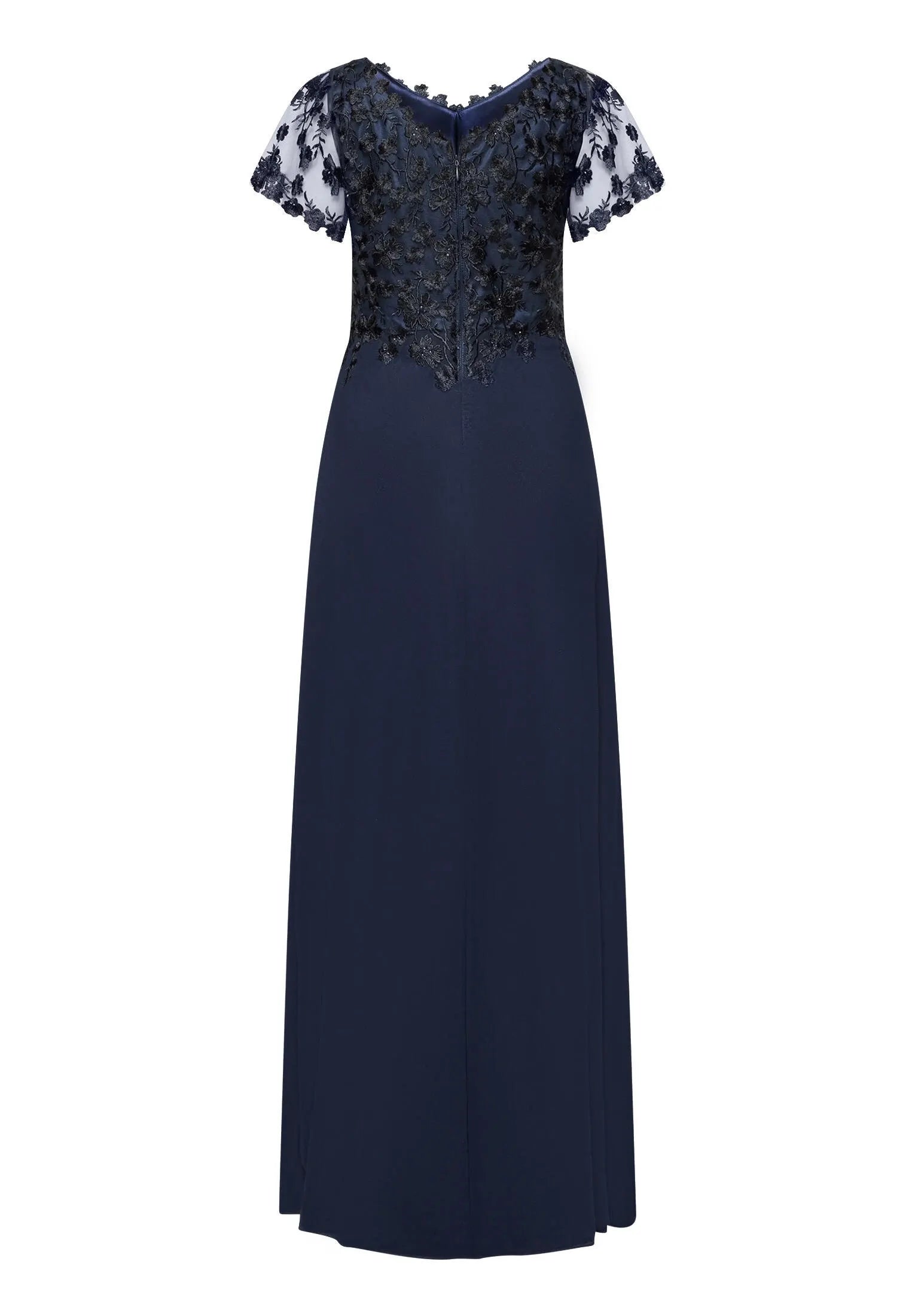 Abendkleid mit Spitzenstickerei