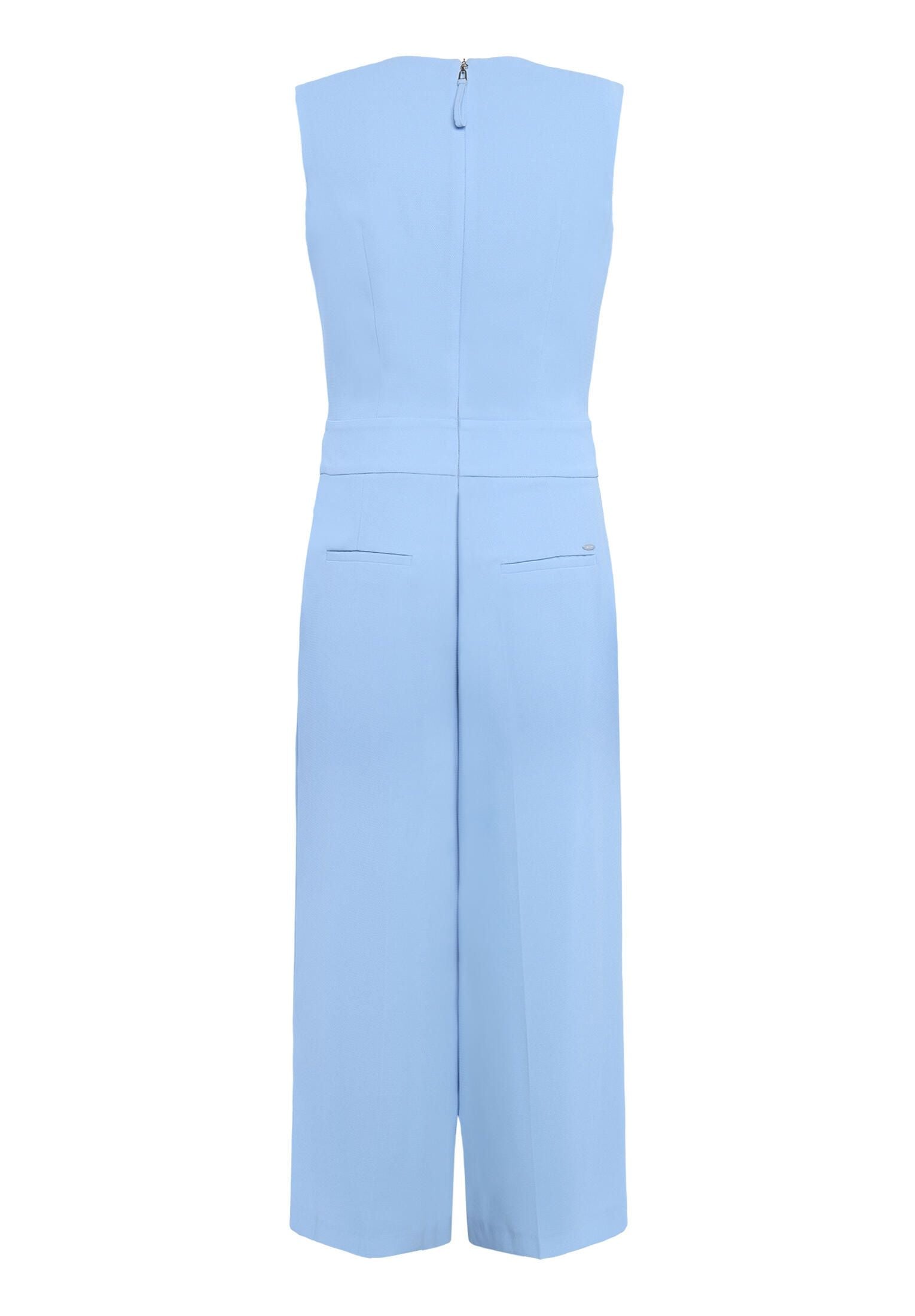 Jumpsuit mit Wasserfall-Ausschnitt