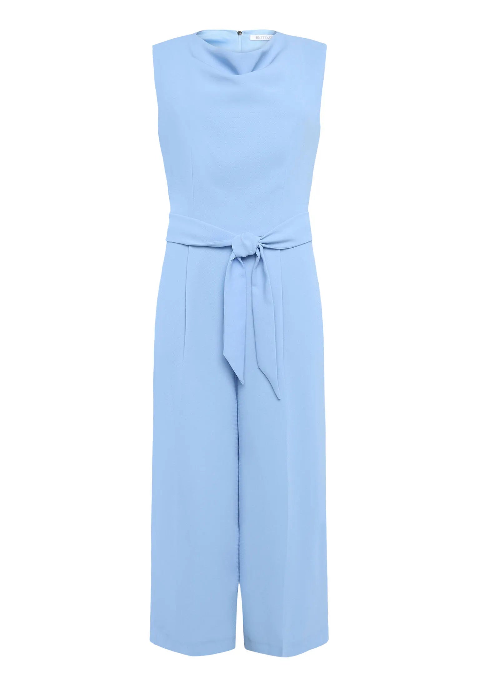 Jumpsuit mit Wasserfall-Ausschnitt
