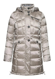 Winterjacke mit abnehmbarer Kapuze