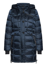 Winterjacke mit abnehmbarer Kapuze