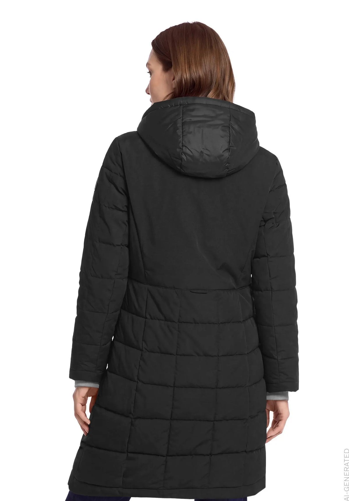 Wintermantel mit Steppeinsatz