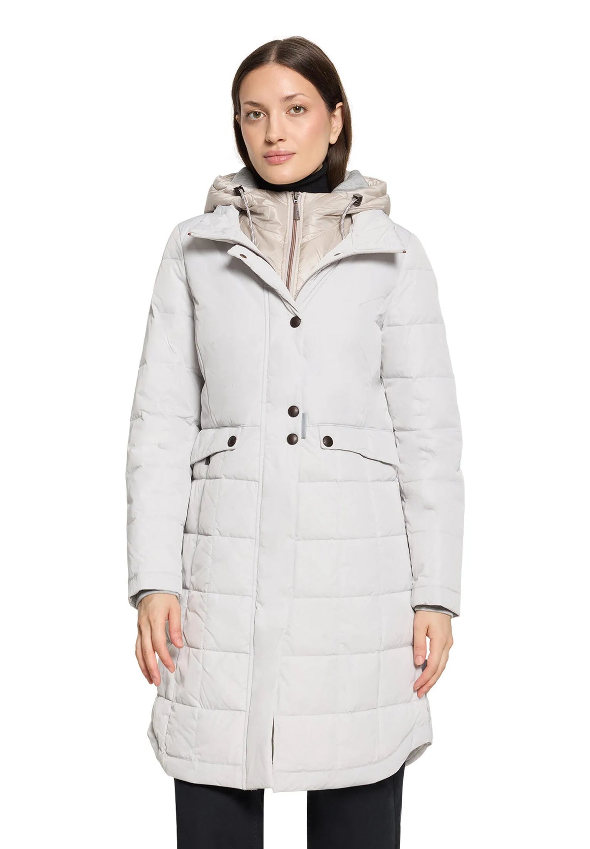 Wintermantel mit Steppeinsatz