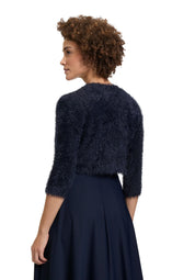 Strickbolero mit Dreiviertelarm