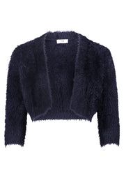 Strickbolero mit Dreiviertelarm