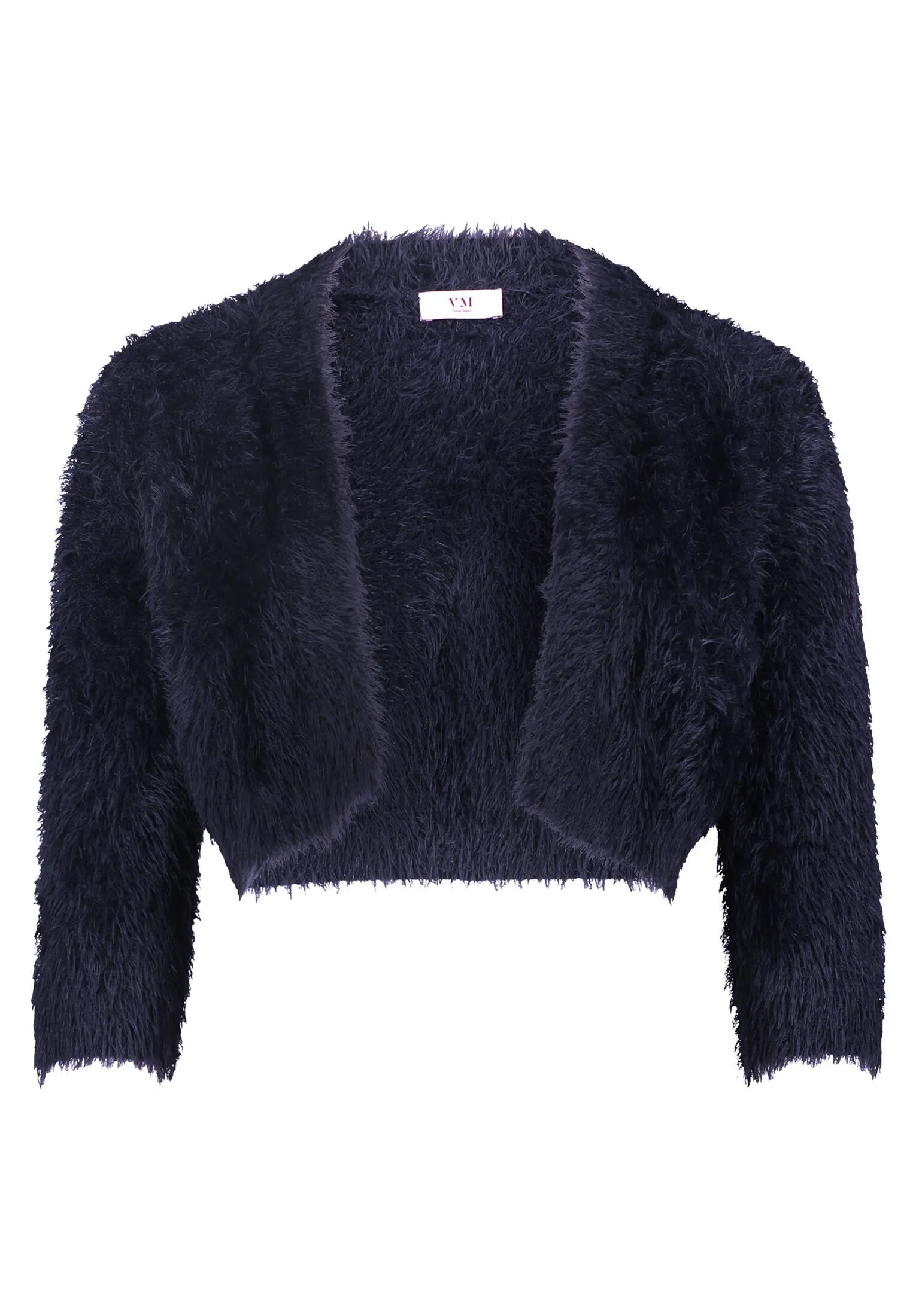 Strickbolero mit Dreiviertelarm