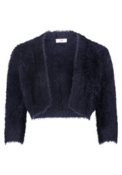 Strickbolero mit Dreiviertelarm