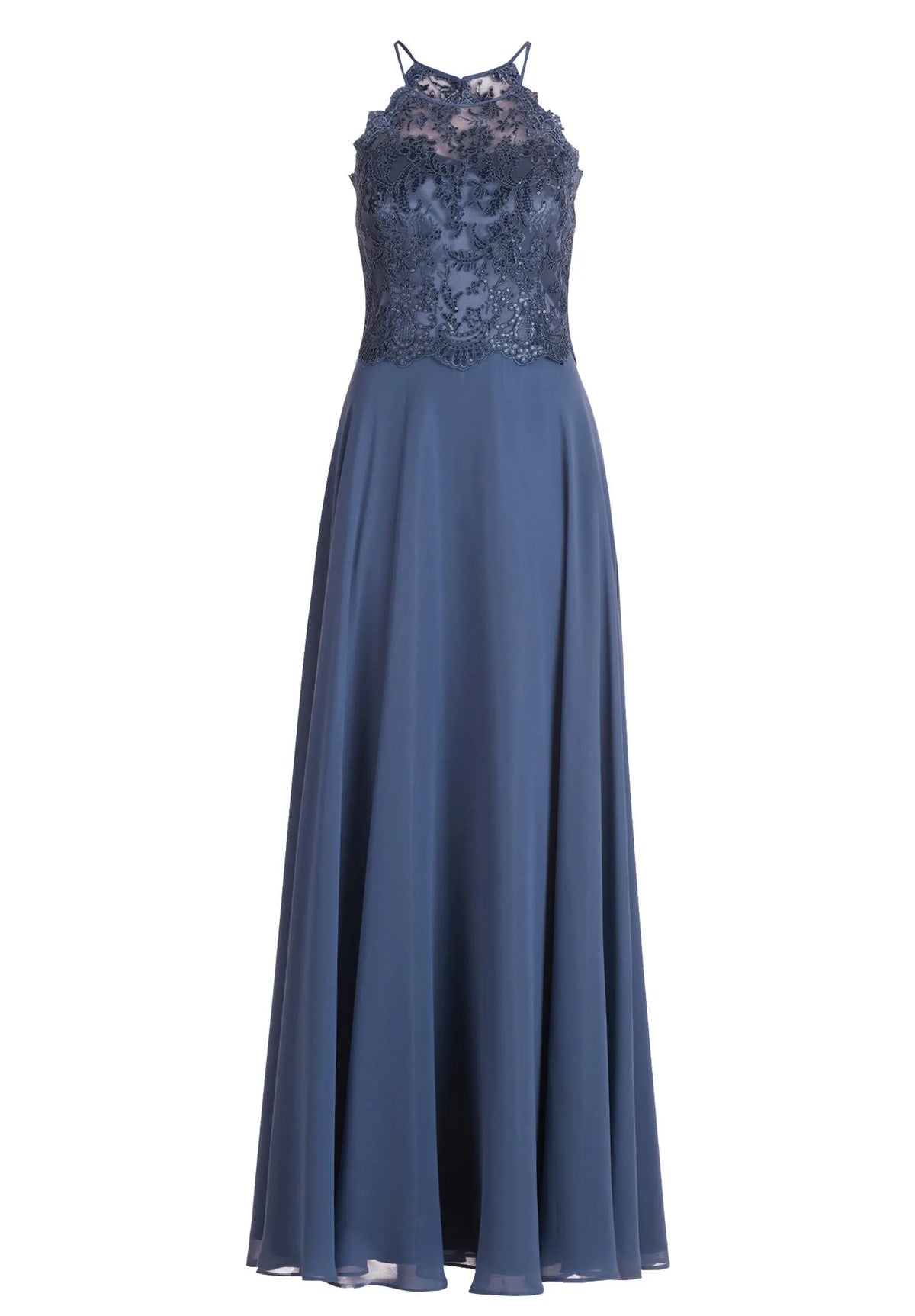 Abendkleid Maxi mit Spitzen-Details