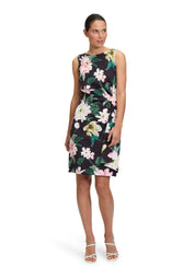 Cocktailkleid floral Midi