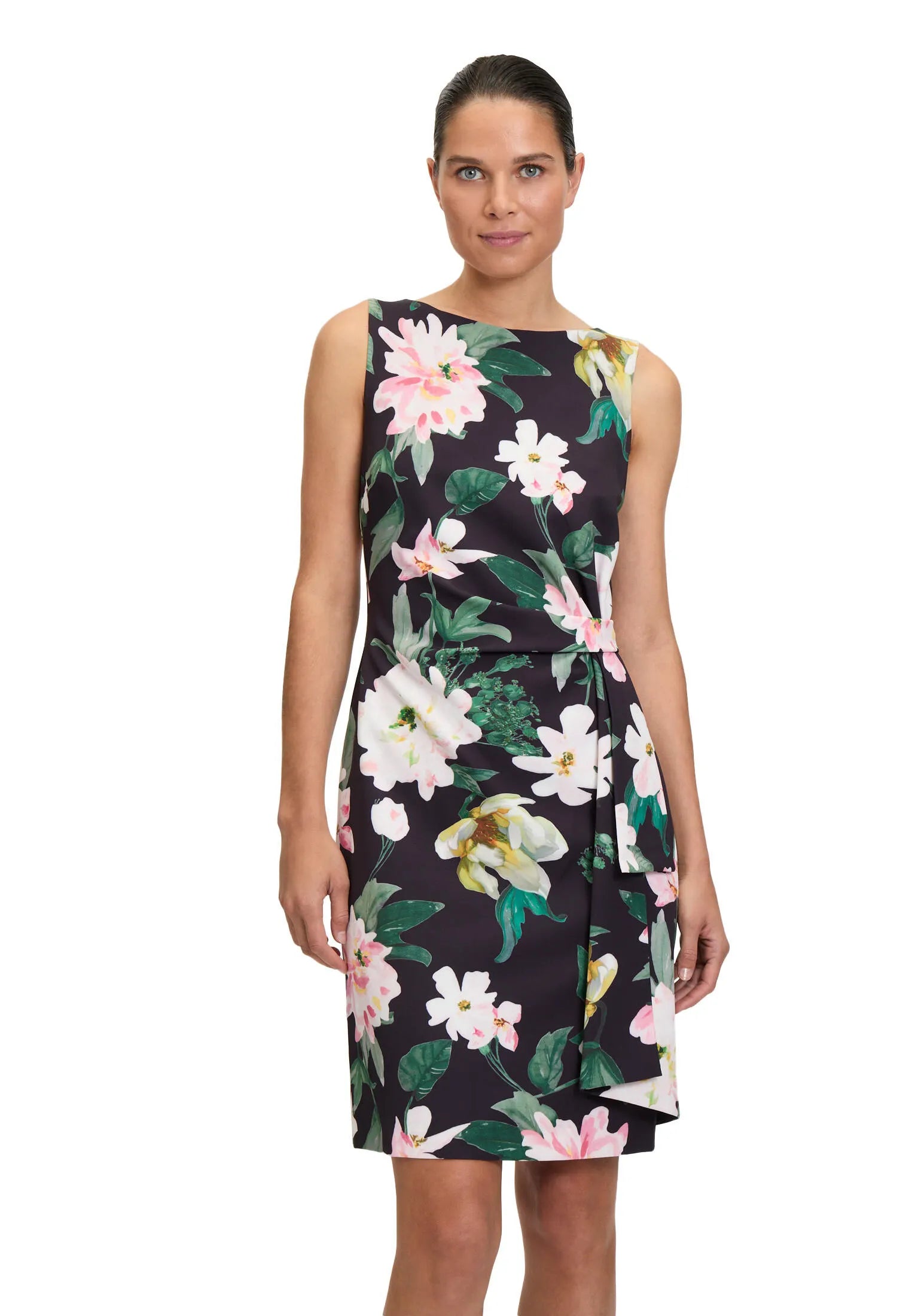 Cocktailkleid floral Midi