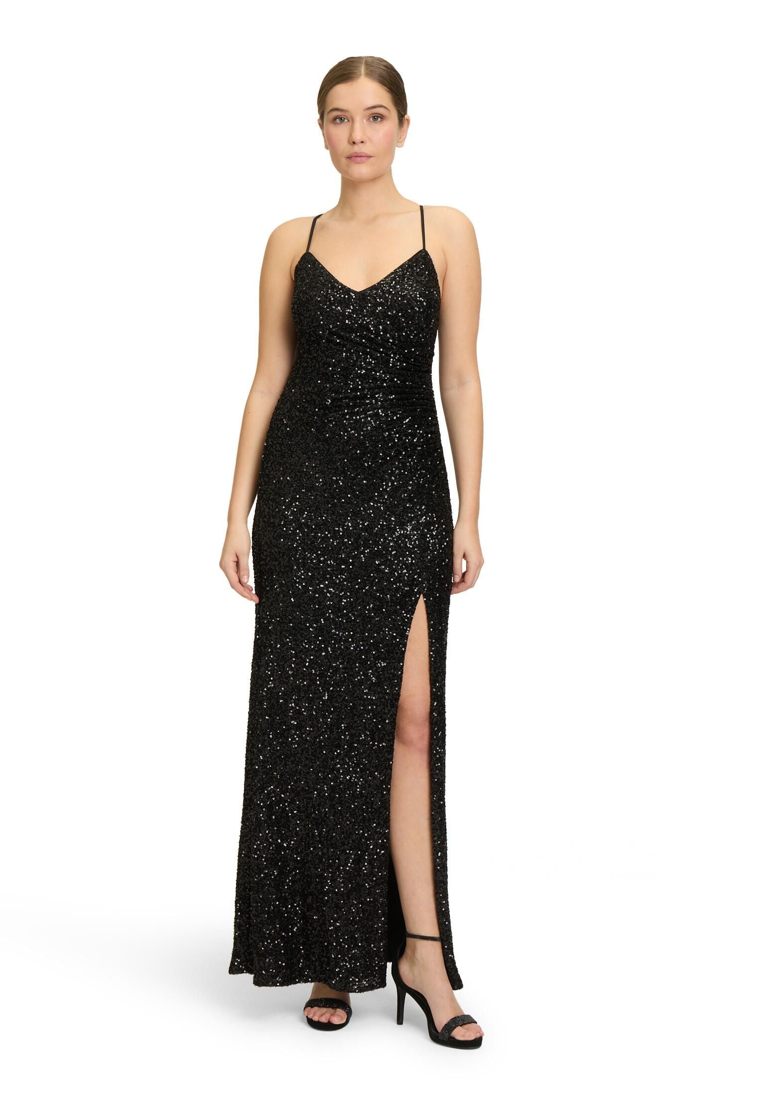 Abendkleid mit Pailletten