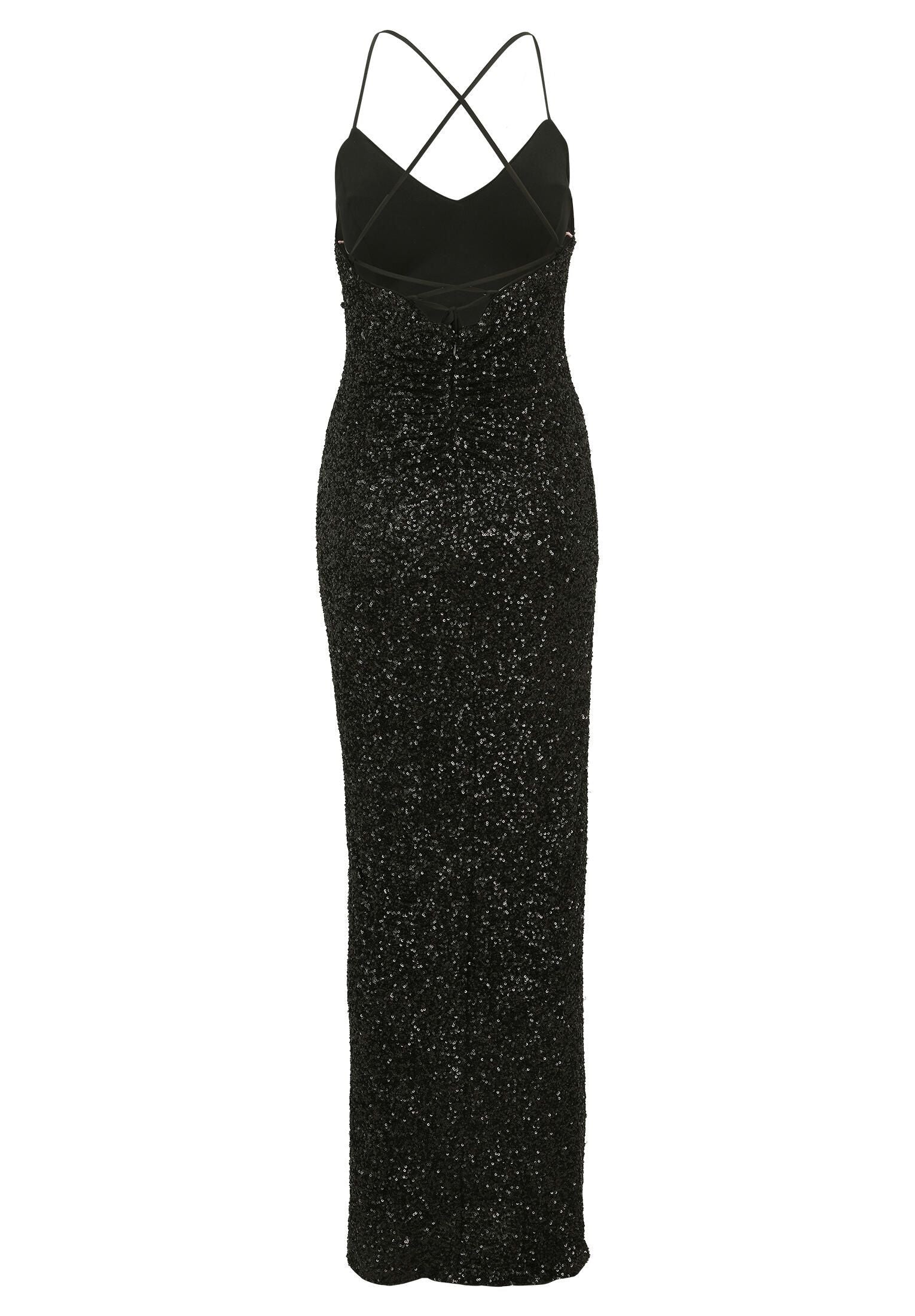 Abendkleid mit Pailletten