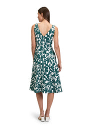 Cocktailkleid Midi gemustert