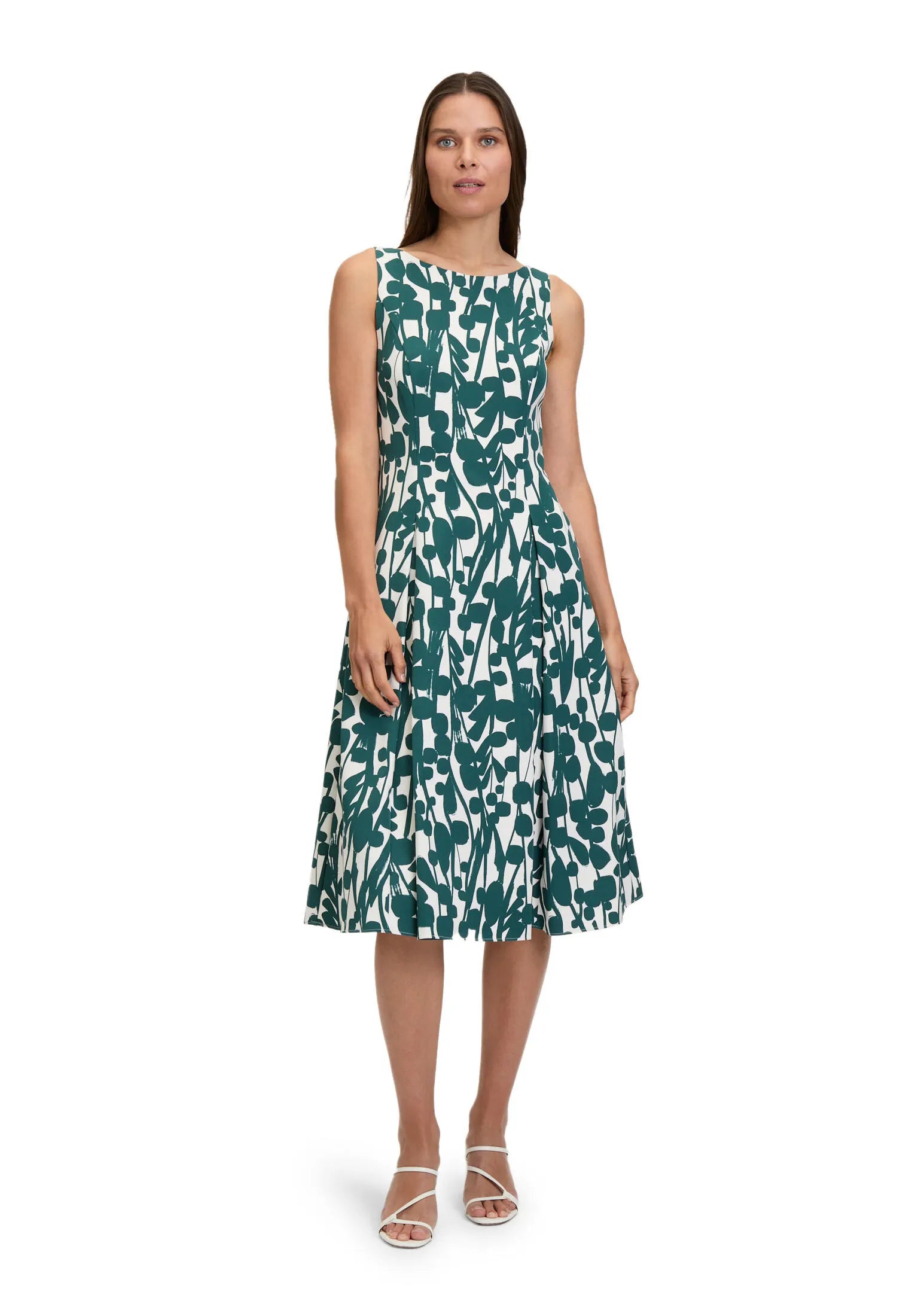 Cocktailkleid Midi gemustert