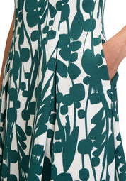 Cocktailkleid Midi gemustert