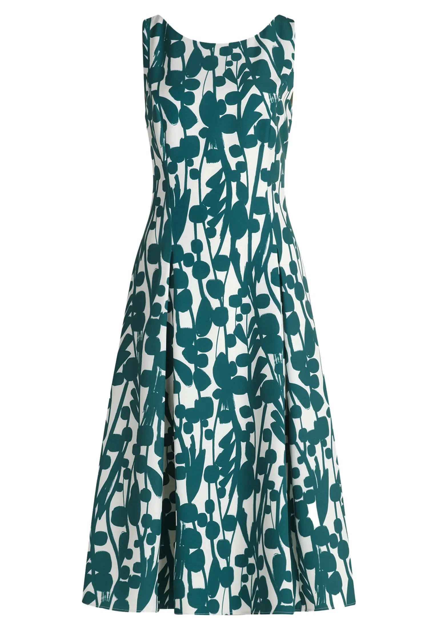 Cocktailkleid Midi gemustert