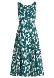 Cocktailkleid Midi gemustert
